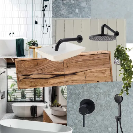 Bathroom MaKa matte black Interior Design Mood Board by Snappertan on Style Sourcebook