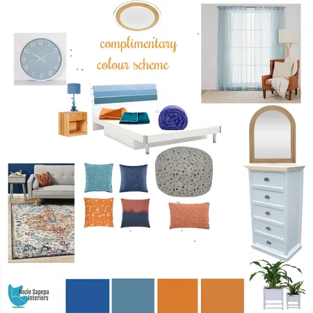 complementary colours Interior Design Mood Board by Nozie on Style Sourcebook