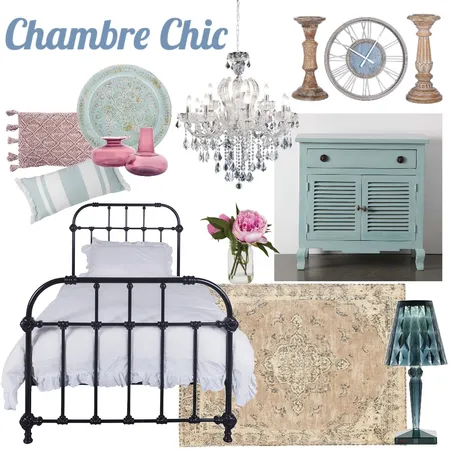 Chambre Chic Interior Design Mood Board by Louise Kenrick on Style Sourcebook