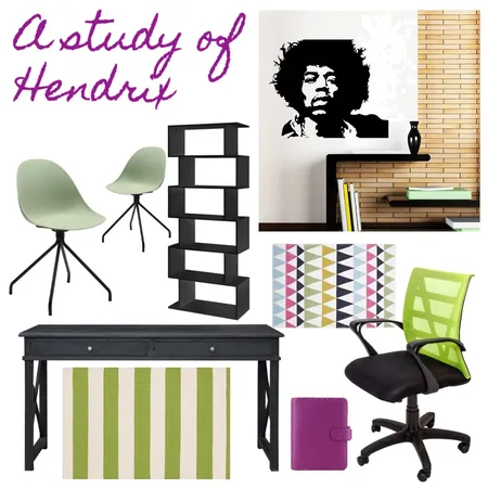 A Study of Hendrix Interior Design Mood Board by Louise Kenrick on Style Sourcebook