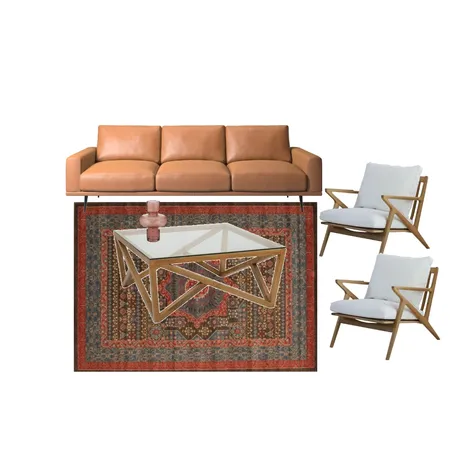 Mid Century Lounge Room Interior Design Mood Board by Kayla Johns on Style Sourcebook