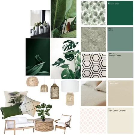 green Interior Design Mood Board by ran on Style Sourcebook