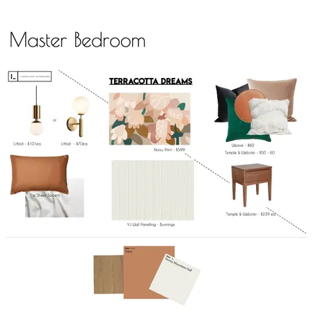 Top Flat Master 1 Interior Design Mood Board by Louellen on Style Sourcebook