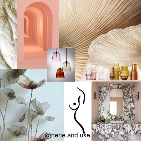 Feminine Interior Design Mood Board by nene&uke on Style Sourcebook