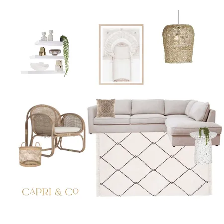 neutral living room Interior Design Mood Board by Capri & Co Interiors on Style Sourcebook