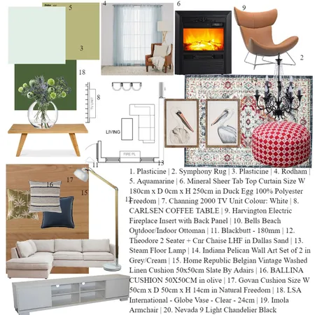 Living Room Interior Design Mood Board by satishbajirao on Style Sourcebook