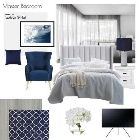 MASTER ROOM - HAMPTONS 2 Interior Design Mood Board by krystalgibbs001 on Style Sourcebook
