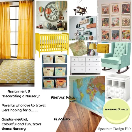 Designing a Nursery Interior Design Mood Board by Spectrum Design Hub on Style Sourcebook