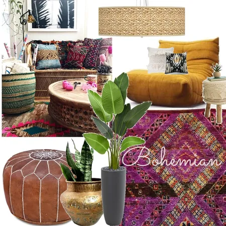 Bohemian Mood Board 1 Interior Design Mood Board by steffany on Style Sourcebook