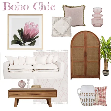 Boho Chic Interior Design Mood Board by Celebrated Style on Style Sourcebook