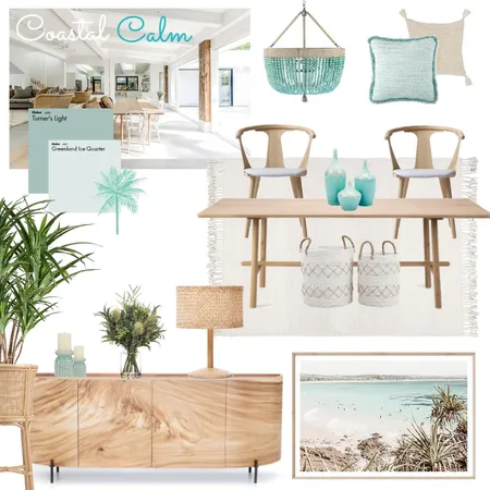 Coastal Dining Room FINAL Interior Design Mood Board by dlm72 on Style Sourcebook