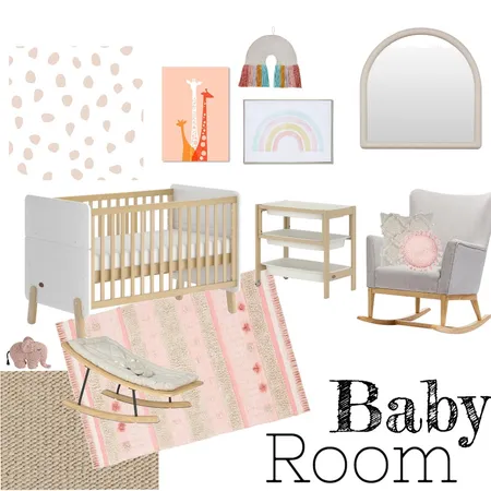 Baby Girls Room Interior Design Mood Board by tahliasnellinteriors on Style Sourcebook