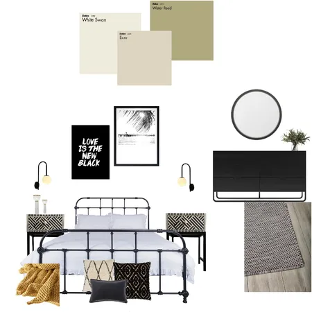contemporary bedroom Interior Design Mood Board by farmehtar on Style Sourcebook