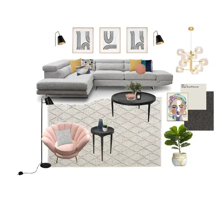 Modern Living Room Interior Design Mood Board by jomais on Style Sourcebook