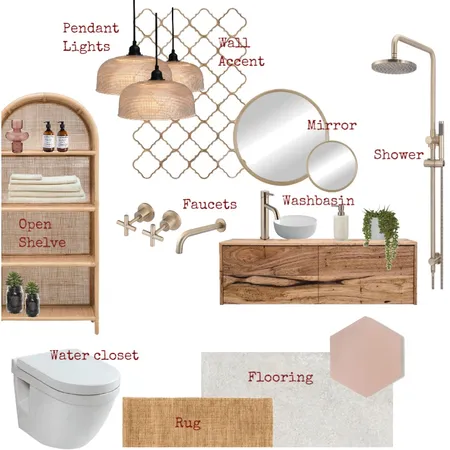 bathroom mood board Interior Design Mood Board by shefali on Style Sourcebook