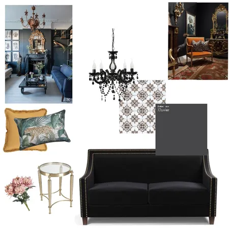 Neo Gothic Living Interior Design Mood Board by NataliaY on Style Sourcebook