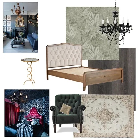 Gothic Bedroom Interior Design Mood Board by NataliaY on Style Sourcebook