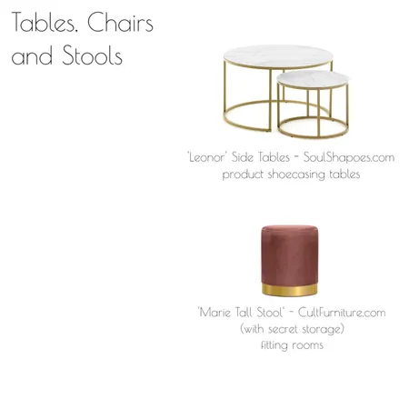 Tables & Chairs for store re-do Interior Design Mood Board by nhurley on Style Sourcebook