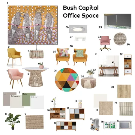 sample board office space Interior Design Mood Board by mjallen on Style Sourcebook
