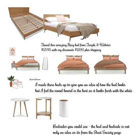 SELECTIONS FOR SARAHS BEDROOM Interior Design Mood Board by Jennypark on Style Sourcebook