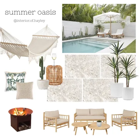 Summer oasis Interior Design Mood Board by Two Wildflowers on Style Sourcebook