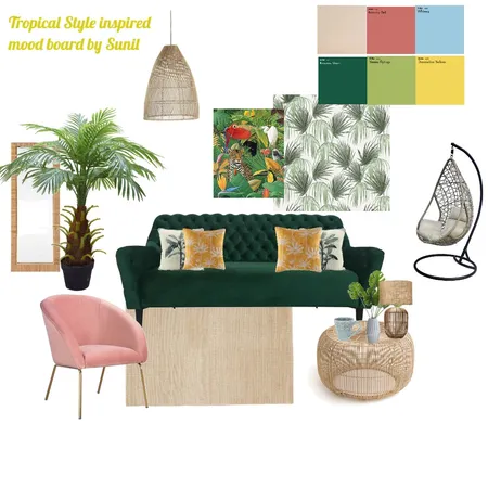 Tropical Interior Design Mood Board by SunilKapoor on Style Sourcebook