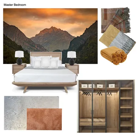 Master Bedroom Interior Design Mood Board by Wildflower Property Styling on Style Sourcebook