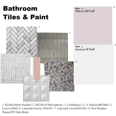 Bathroom Tiles and Colours Interior Design Mood Board by Marilena on Style Sourcebook