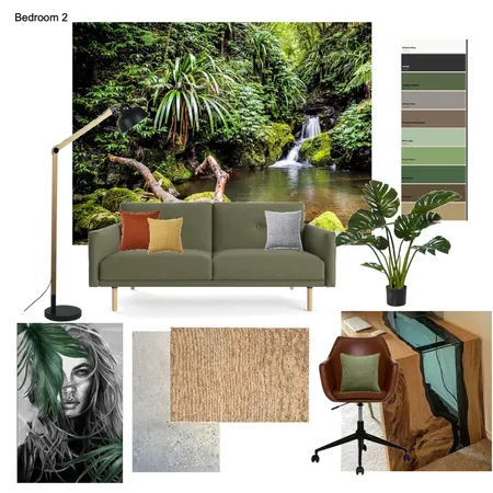 Bedroom 2 Interior Design Mood Board by Wildflower Property Styling on Style Sourcebook