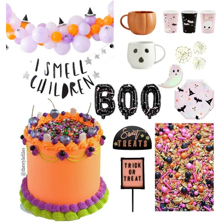 halloween Interior Design Mood Board by The Style Files on Style Sourcebook