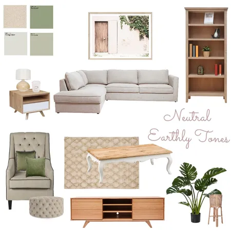 Neutral Earthly Tones Interior Design Mood Board by RegineEvans on Style Sourcebook