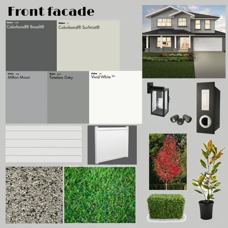 Front facade Interior Design Mood Board by Bargello_Arden_Homes on Style Sourcebook