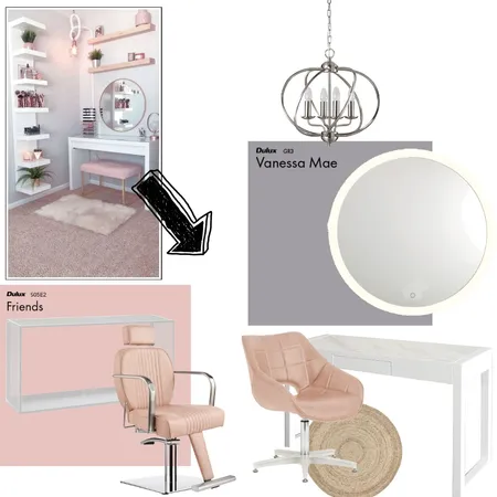 Romantic Soft Makeup Interior Design Mood Board by NSWS on Style Sourcebook
