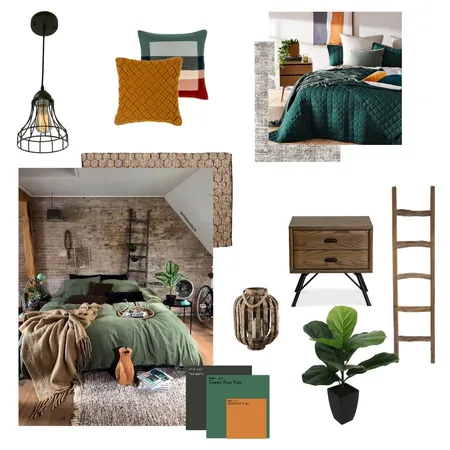 Industrial bohemian Interior Design Mood Board by helena on Style Sourcebook