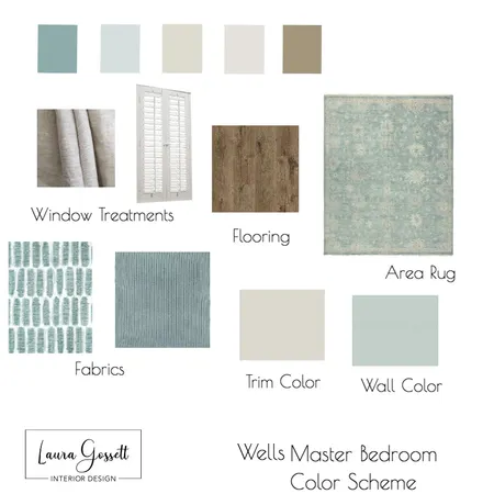 Bedroom Color Scheme Presentation Interior Design Mood Board by Laura G on Style Sourcebook