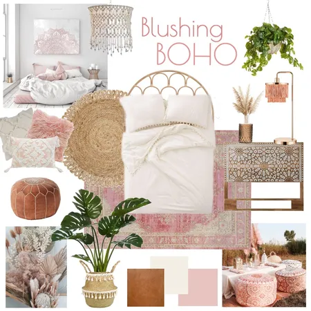 Blushing Boho FINAL Interior Design Mood Board by dlm72 on Style Sourcebook