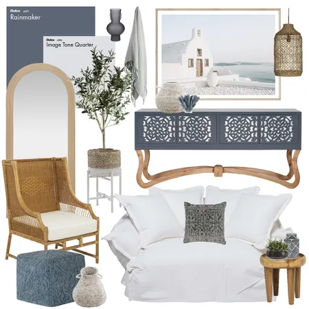 Santorini Interior Design Mood Board by Thediydecorator on Style Sourcebook