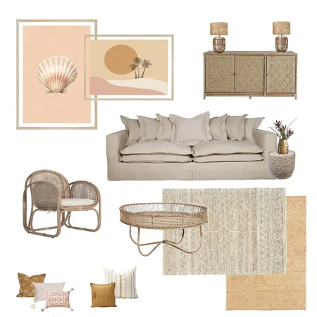Coastal boho concept Interior Design Mood Board by Simplestyling on Style Sourcebook