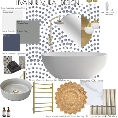 bathroom design Interior Design Mood Board by livanurvuraldesign on Style Sourcebook