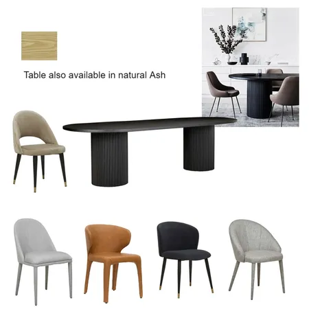 Ronnie Dining room Interior Design Mood Board by nene&uke on Style Sourcebook