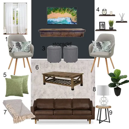 Leslie - Living Room (green) Interior Design Mood Board by janiehachey on Style Sourcebook
