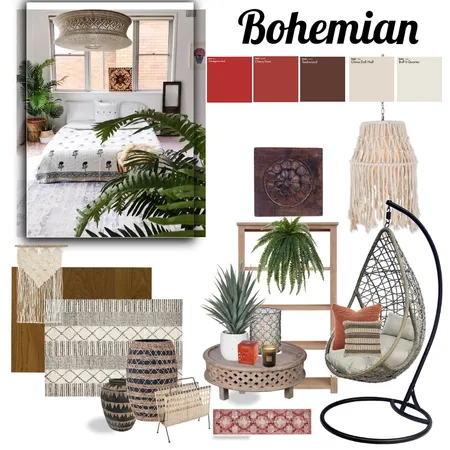 Bohemian Chic Interior Design Mood Board by JanetteBiffna on Style Sourcebook