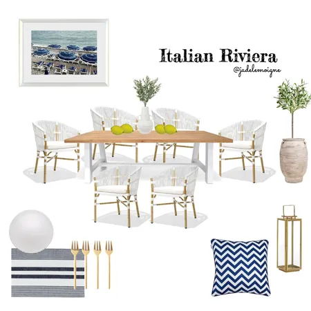 Italian Riviera Decking Interior Design Mood Board by jadelemoigne on Style Sourcebook