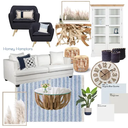Homey Hamptons Interior Design Mood Board by jessleajenks on Style Sourcebook