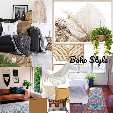Boho style Interior Design Mood Board by Savvi Home Styling on Style Sourcebook