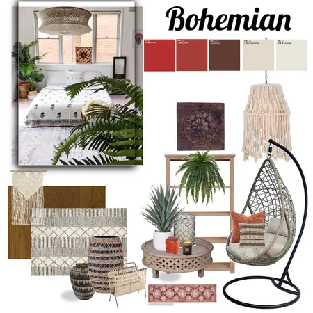 Bohemian Chic Interior Design Mood Board by JanetteBiffna on Style Sourcebook