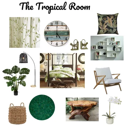 Mood Board Tropical Final Interior Design Mood Board by nikitams on Style Sourcebook