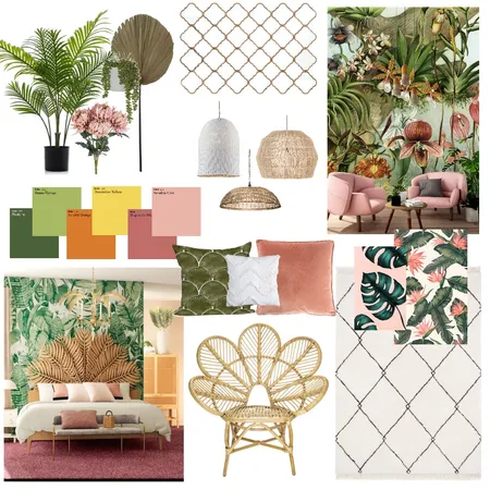 Tropical Mood Board Interior Design Mood Board by Sihle Mda on Style Sourcebook