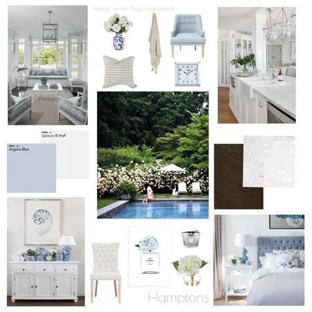 hamptons Interior Design Mood Board by JessMamone on Style Sourcebook