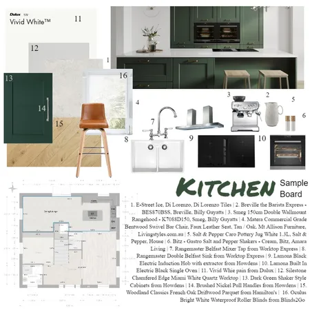 Kitchen Sample Board Interior Design Mood Board by daisy.roberts1 on Style Sourcebook